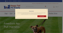 Desktop Screenshot of happytailpetsupply.com